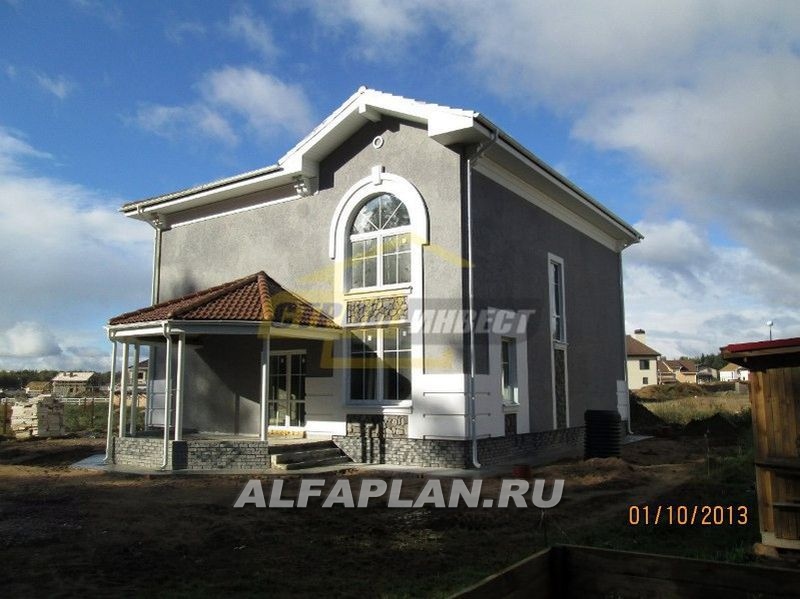 Строительство дома по проекту 186A - фото №6