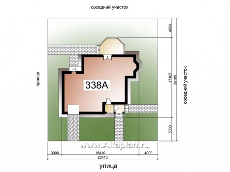 Проекты домов Альфаплан - «Белоостров» - классический коттедж с отличной планировкой - превью дополнительного изображения №2